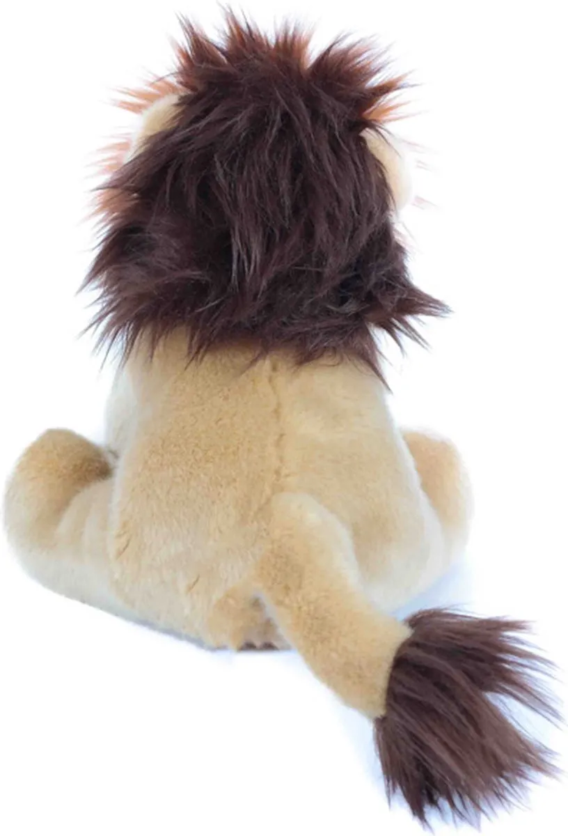 PIA Soft Toys Pluche Leeuw 30cm - Crème/Oranjebruin/Wit