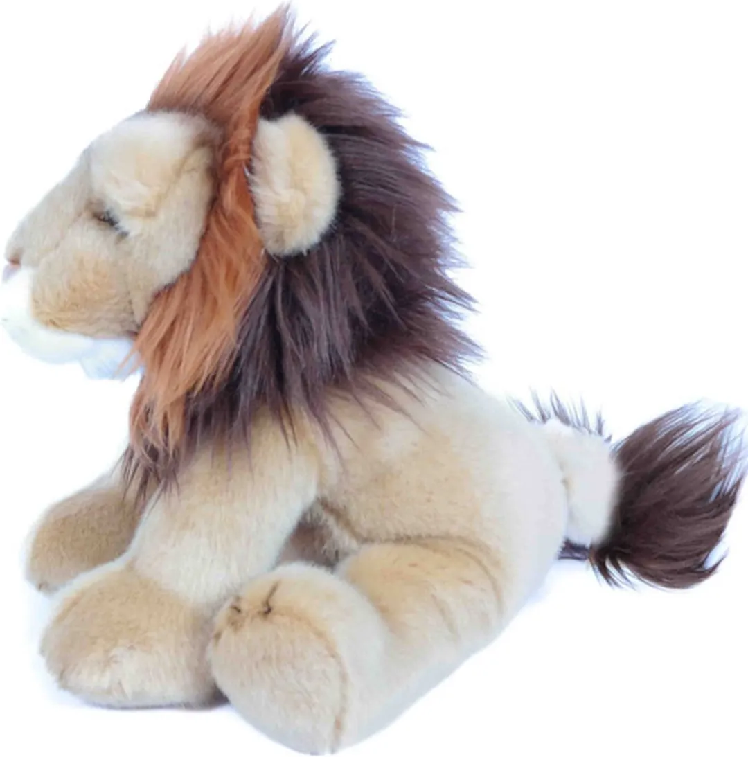 PIA Soft Toys Pluche Leeuw 30cm - Crème/Oranjebruin/Wit