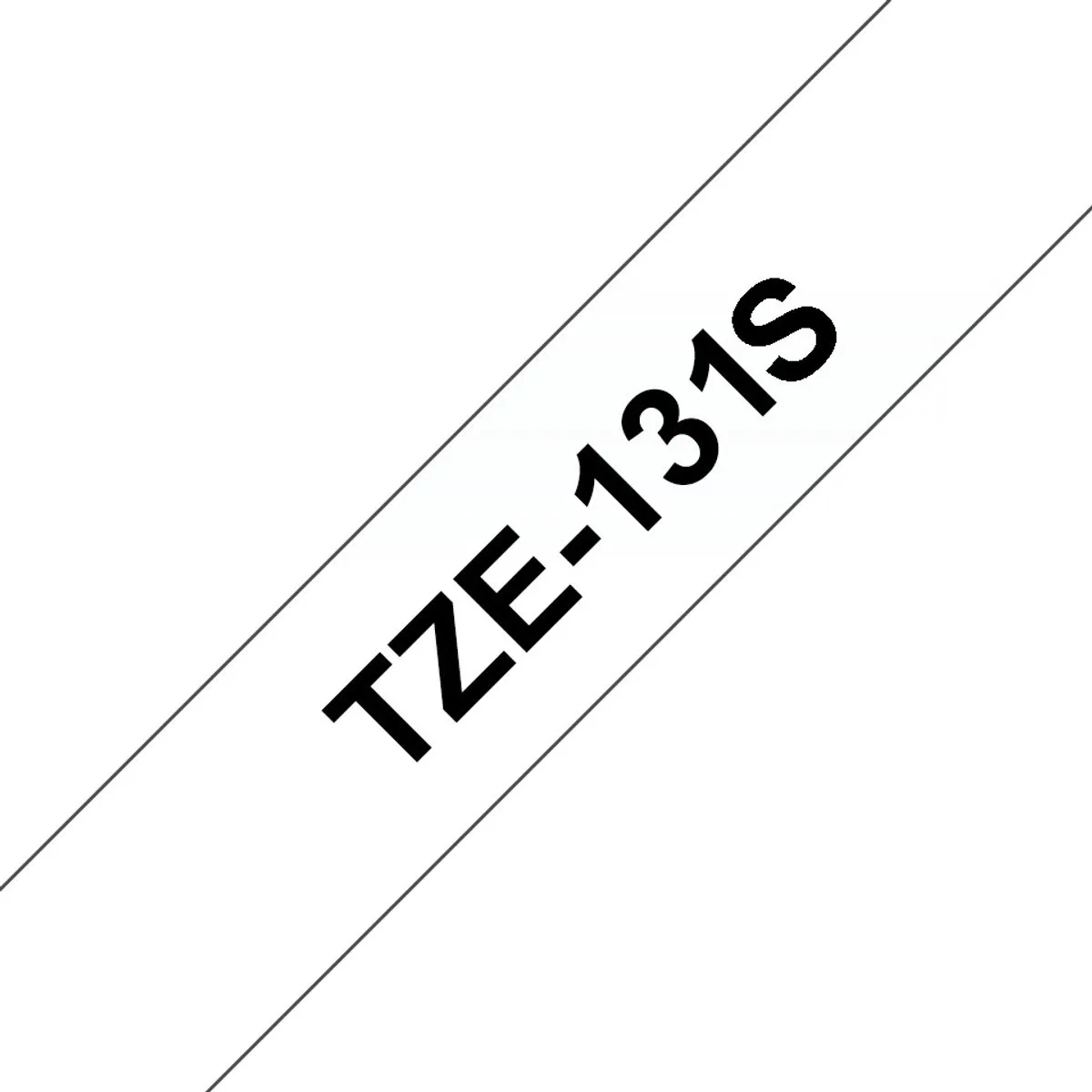 Brother TZe-131S Labeltape - Transparant 12mm 4m