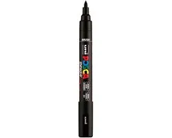 Posca PC-5BR Paintmarker Brushpunt - Zwart