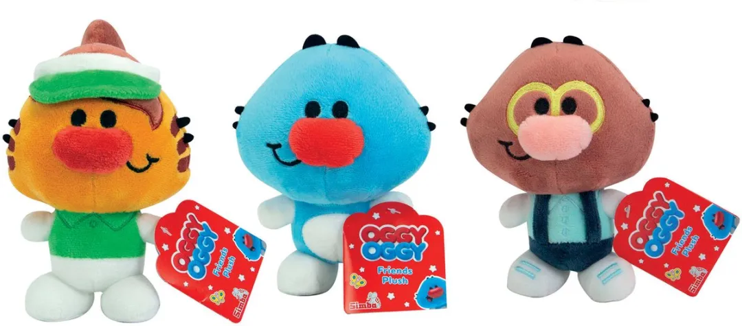 Topknuffels Oggy Pluche Knuffel 17cm - Blauw