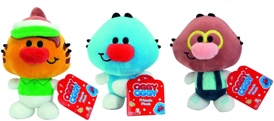 Topknuffels Oggy Pluche Knuffel 17cm - Blauw - afbeelding 6 van 6