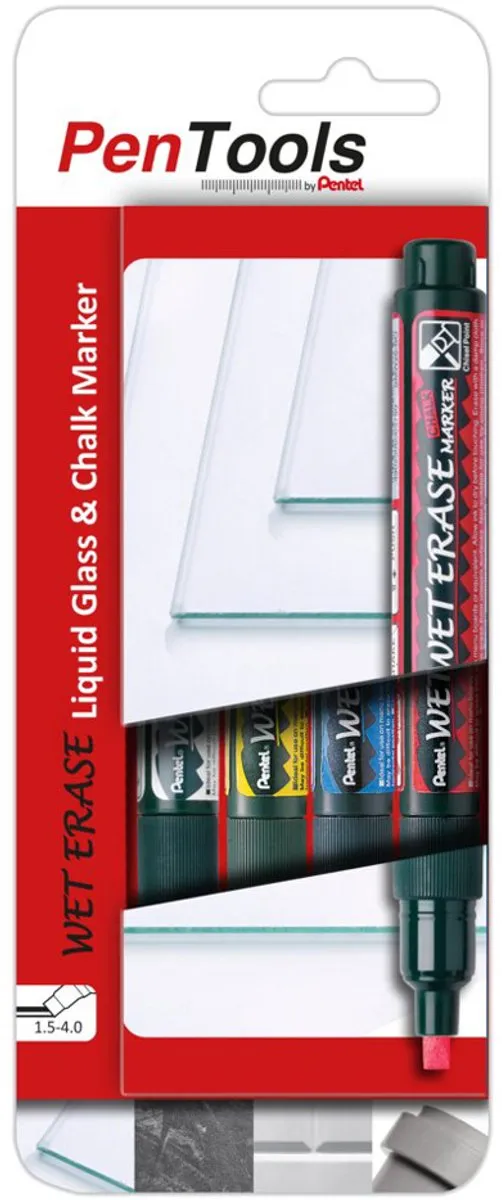 Pentel Krijtstiften Set 4 Stuks