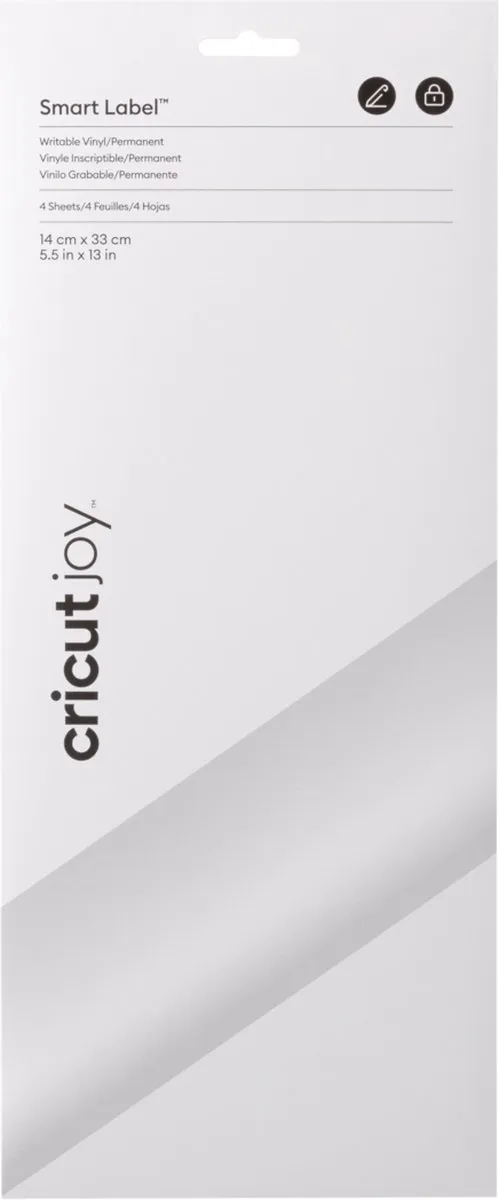 Cricut Joy Smart Vinyl Permanent 4 Stuks