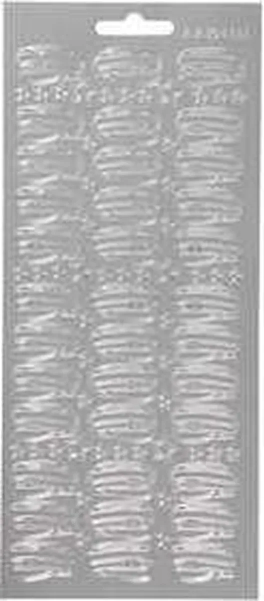 Creativ Company Zilver Hoed Stickers - 36 Stuks