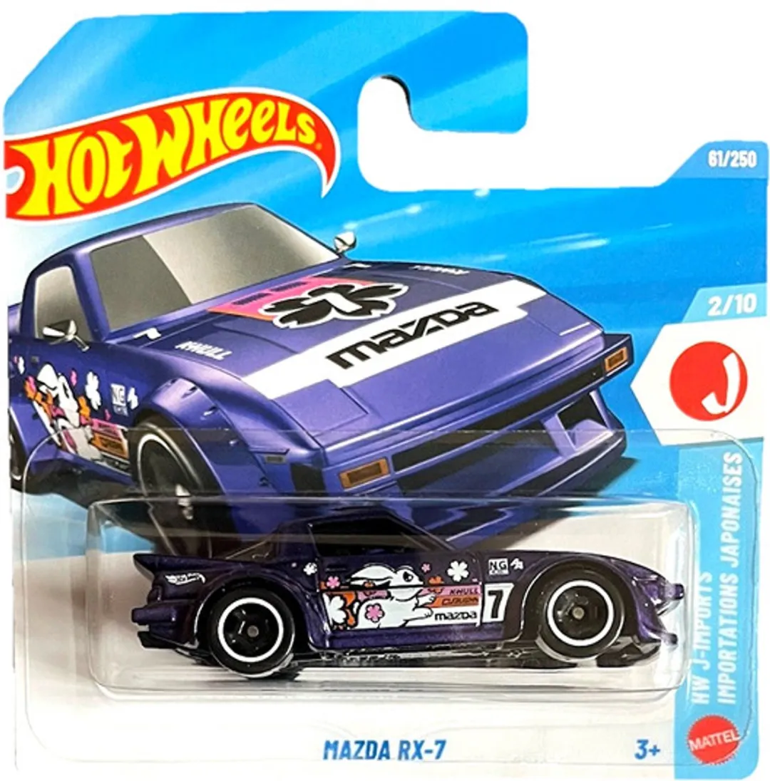 Hot Wheels Mazda RX-7 1:64 Short Card 2026