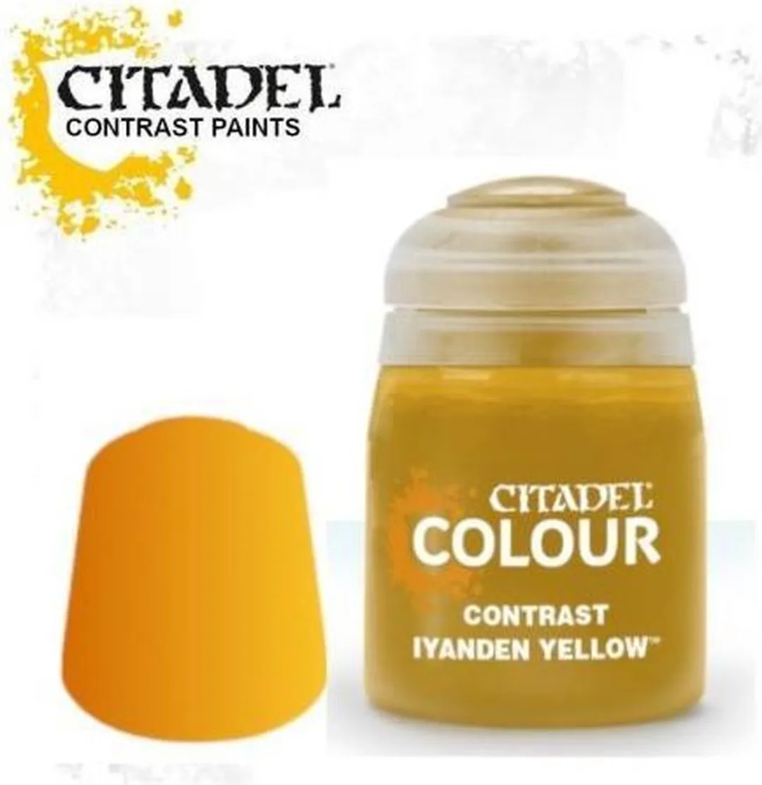 Games Workshop Contrast Iyanden Yellow Hobbyverf 18ml