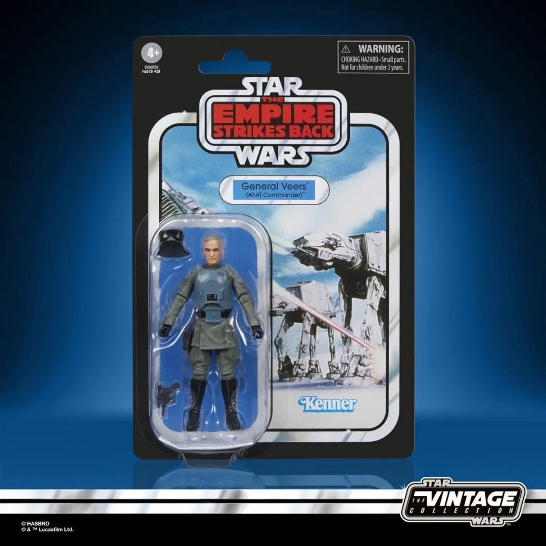 Hasbro Star Wars General Veers AT-AT Figure - 10cm