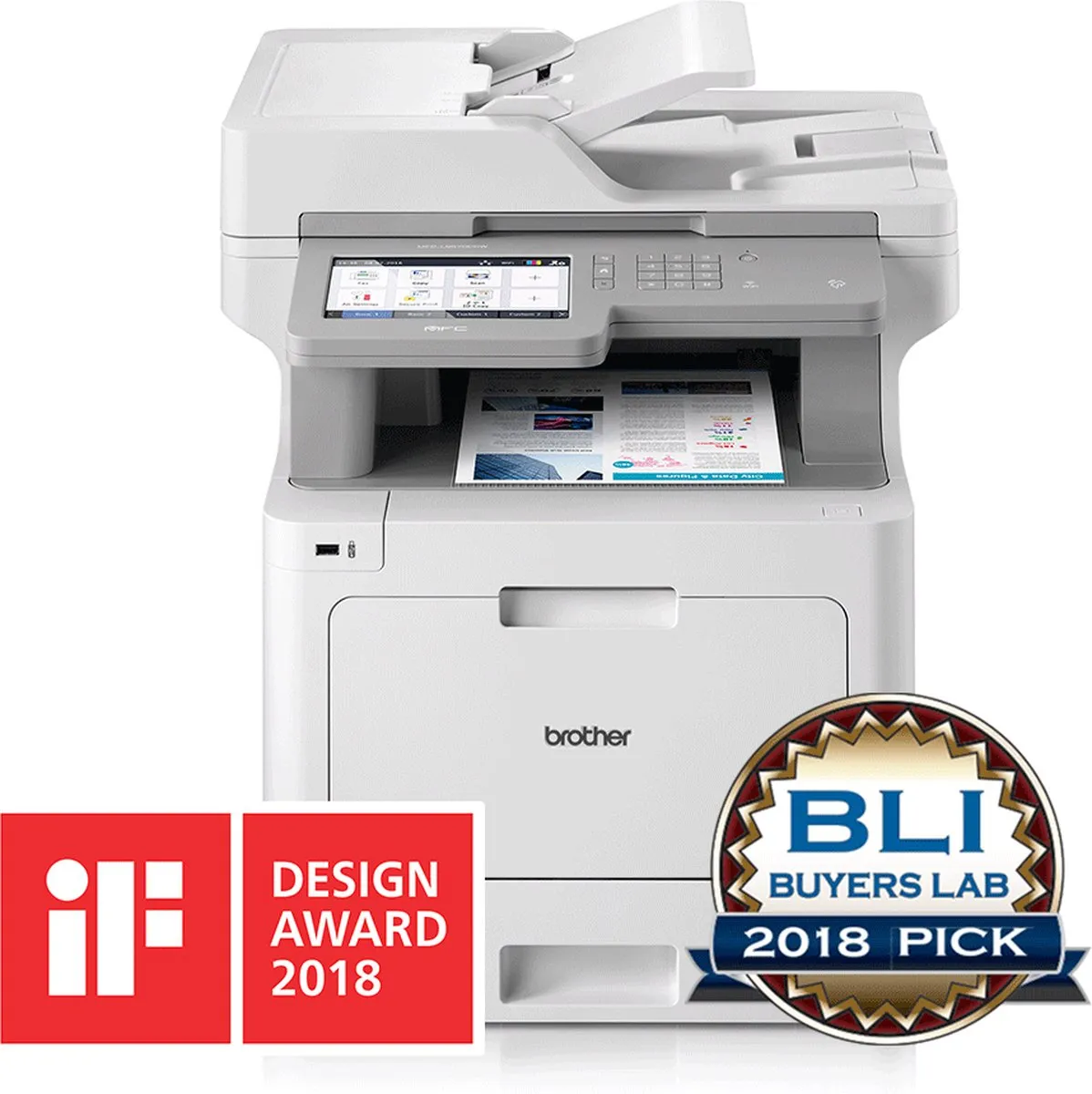 Brother MFC-L9570CDW All-in-One Laserprinter Wit
