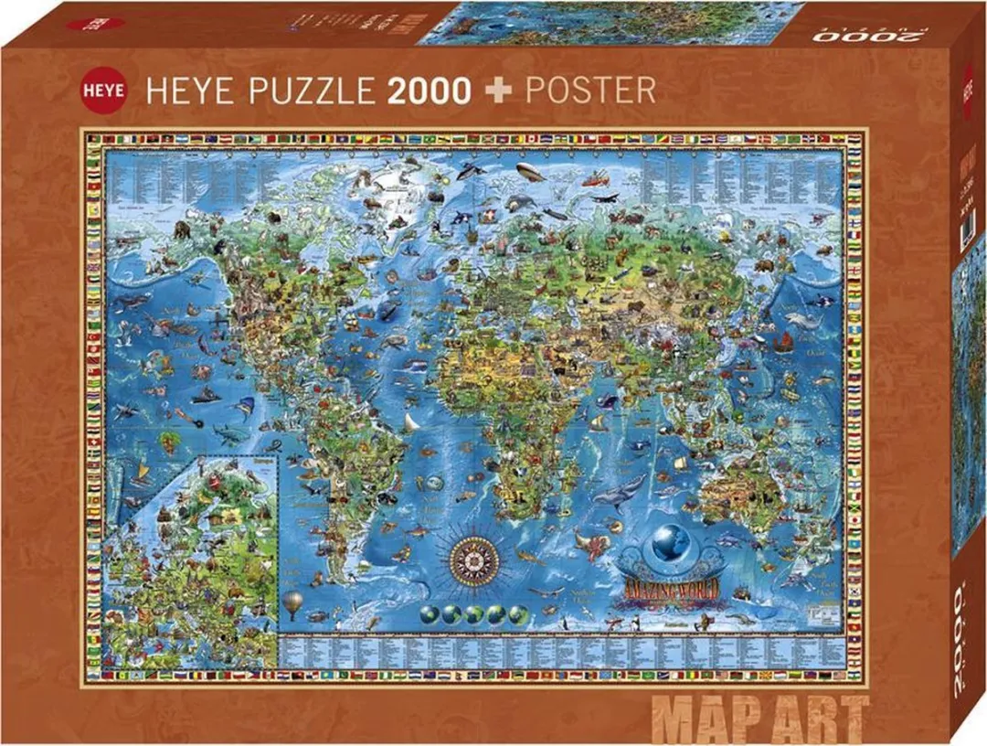 Heye Amazing World Puzzel 2000 Stukjes
