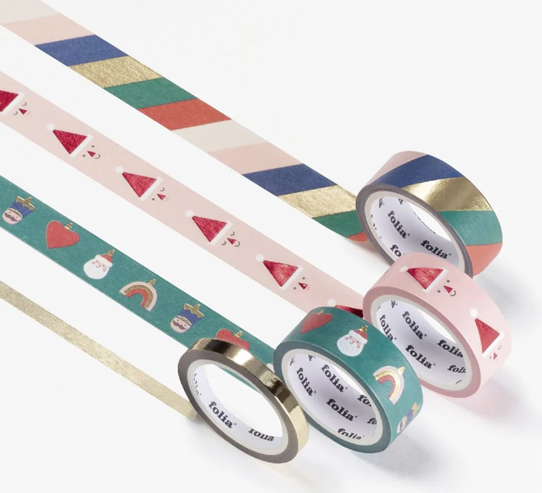 Folia Hotfoil Merry Jingling Decoratieve Washi Tape