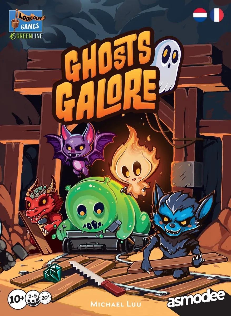 Asmodee Ghosts Galore Bordspel - 2-5 Spelers