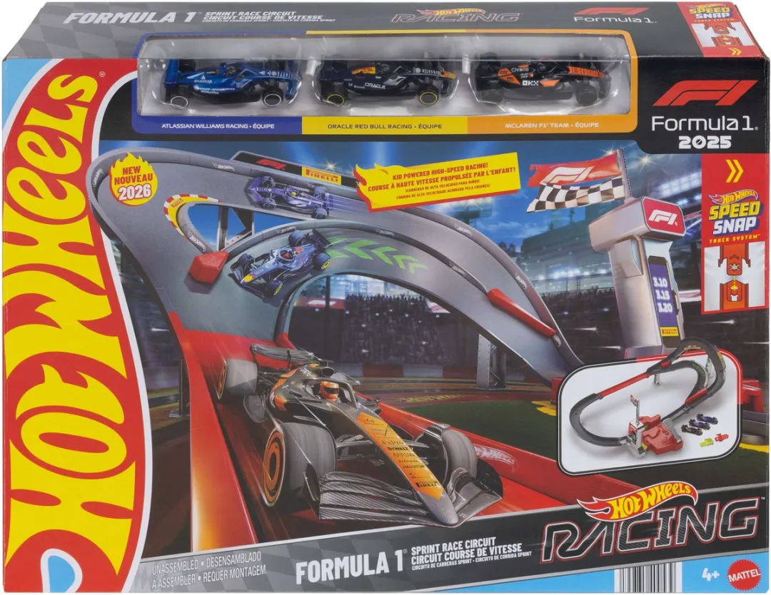 Hot Wheels Racing Formula 1 Sprint Race Circuit JNN32