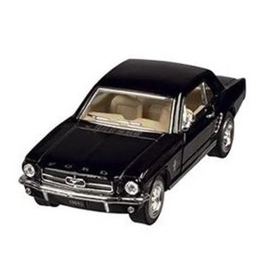 Goki Ford Mustang Modelauto 1:36 - Zwart - 13cm
