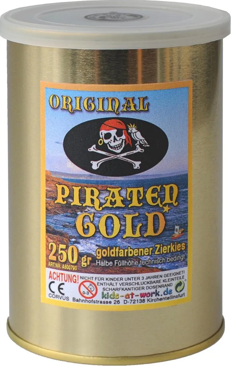 Kids At Work Piratengoud Junior 250g - Goud