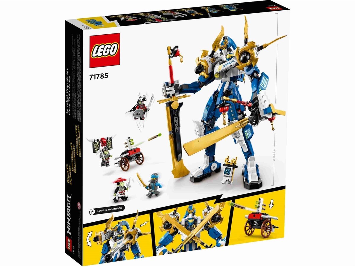 LEGO NINJAGO Jay’s Titan Mech Set met Actiefiguur - 71785