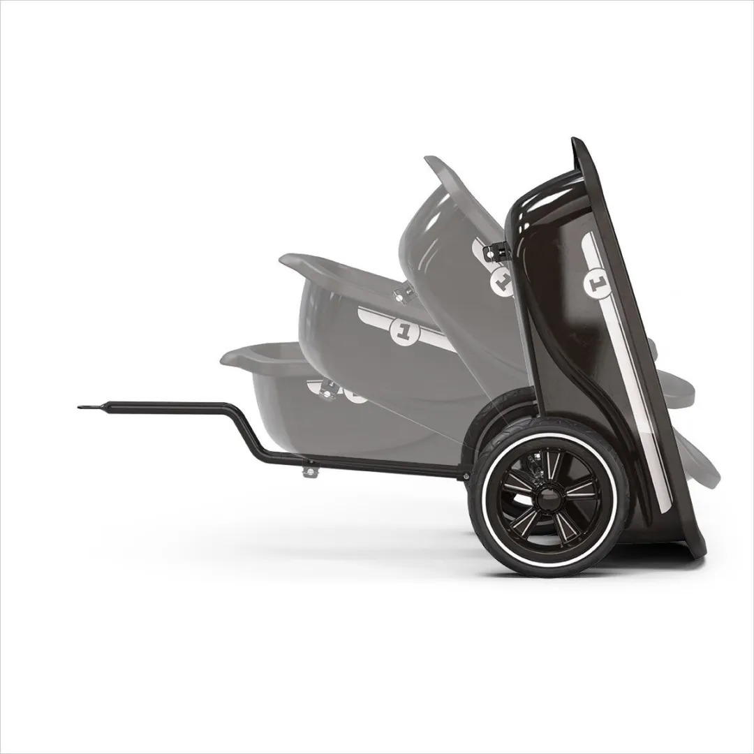 EXIT Foxy Skelter Aanhangwagen - Zwart