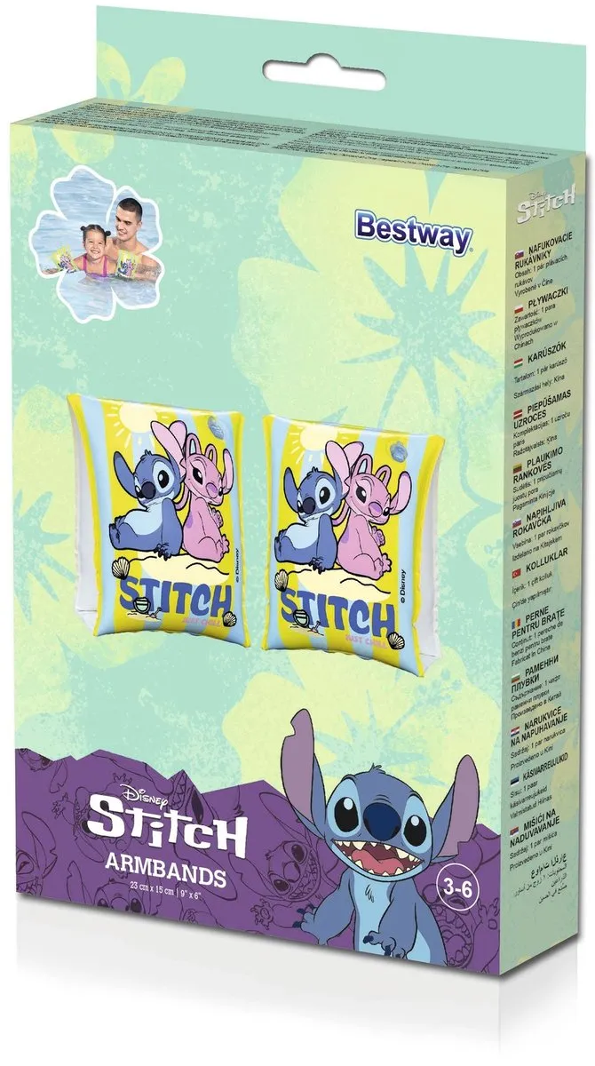Disney Stitch Opblaasbare Zwemarmbanden - Multicolor - afbeelding 6 van 6