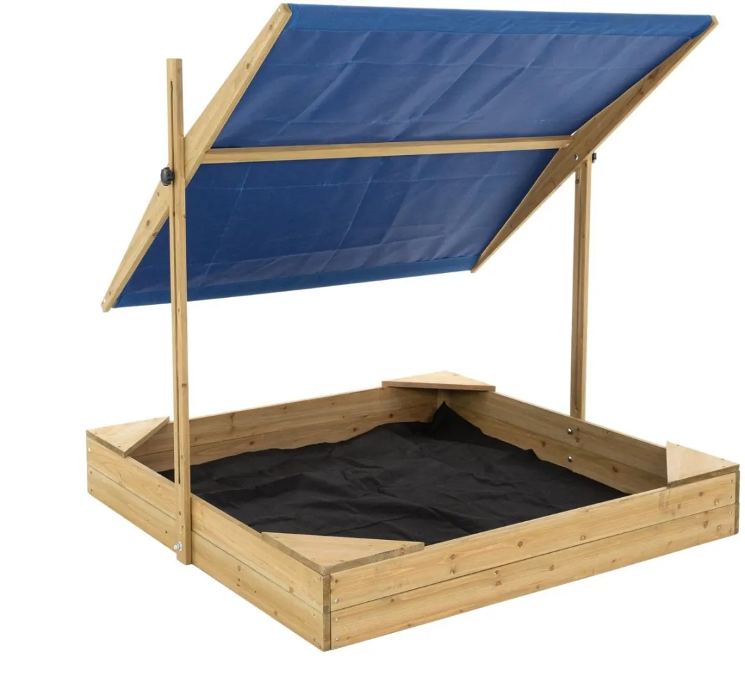 TP Toys Houten Zandbak met Afdak - 3 Accessoires