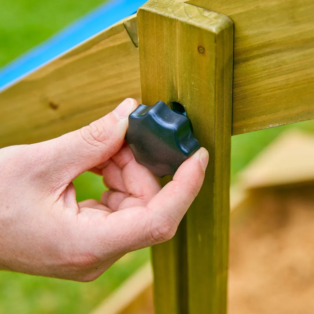 TP Toys Houten Zandbak met Afdak - 3 Accessoires