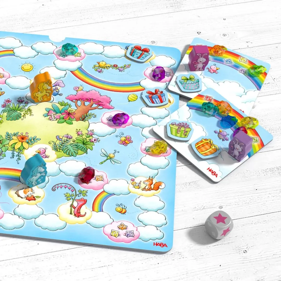 Haba Unicorn Glitterluck Bordspel - Meerkleurig - 2-6 Spelers