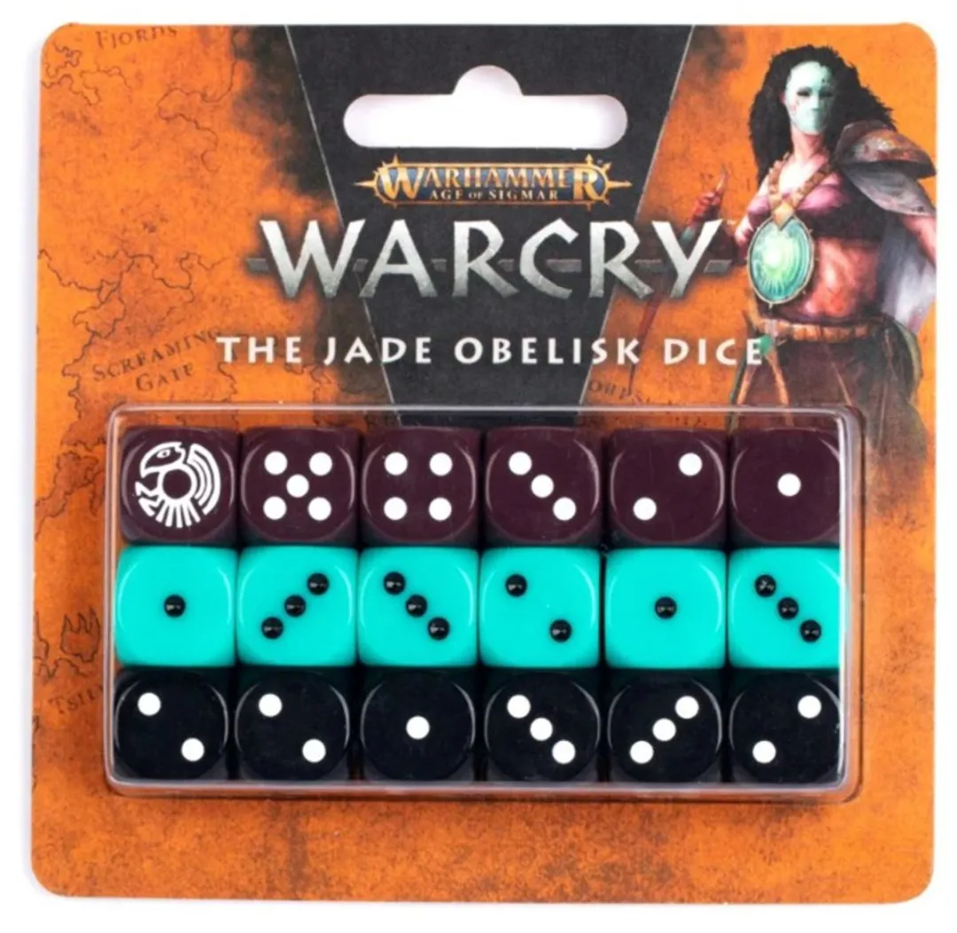 Games Workshop Warcry Jade Obelisk Dices