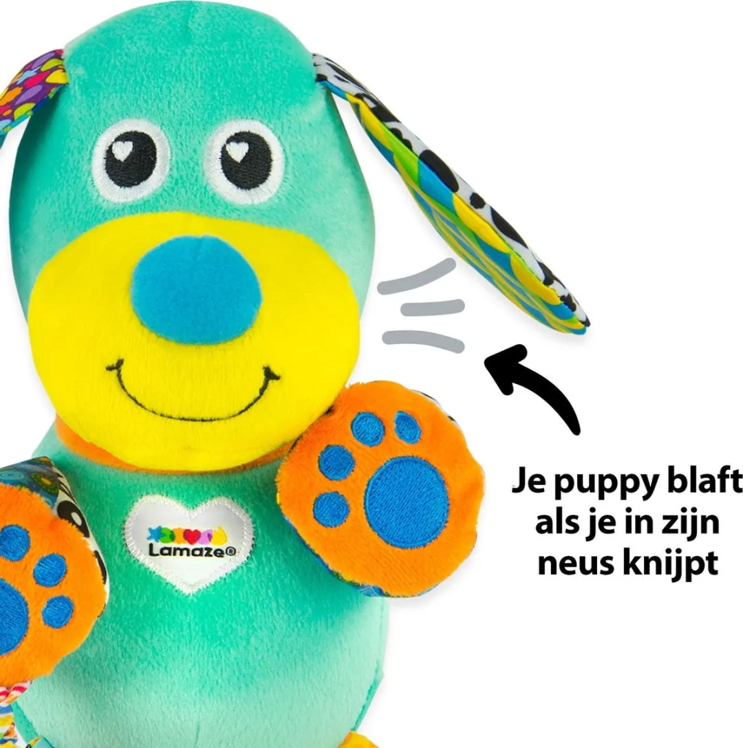 Lamaze Puppy Met Geluid - Groen