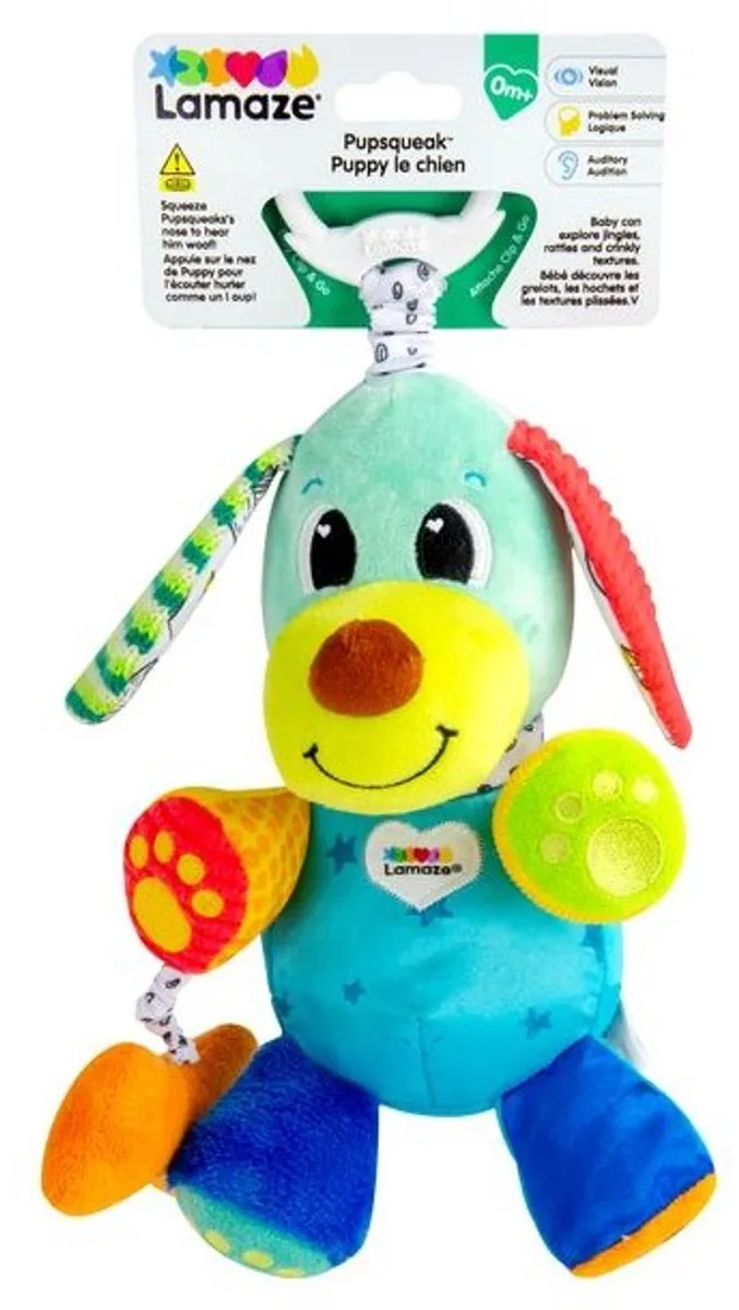 Lamaze Puppy Met Geluid - Groen