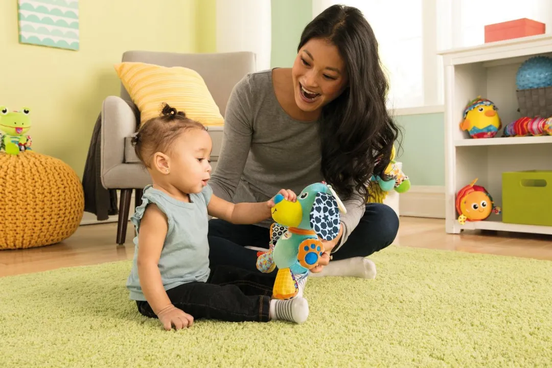 Lamaze Puppy Met Geluid - Groen