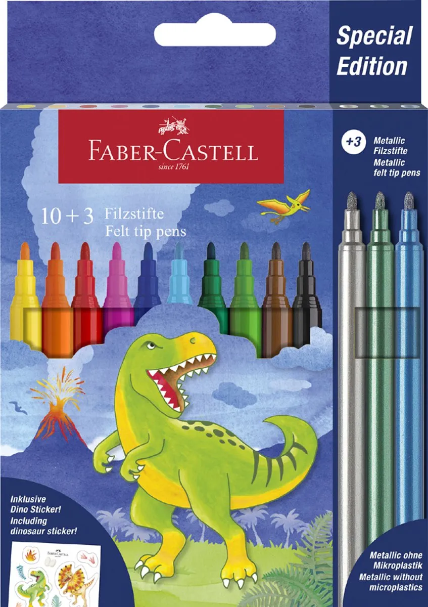 Faber-Castell Dino Viltstiften