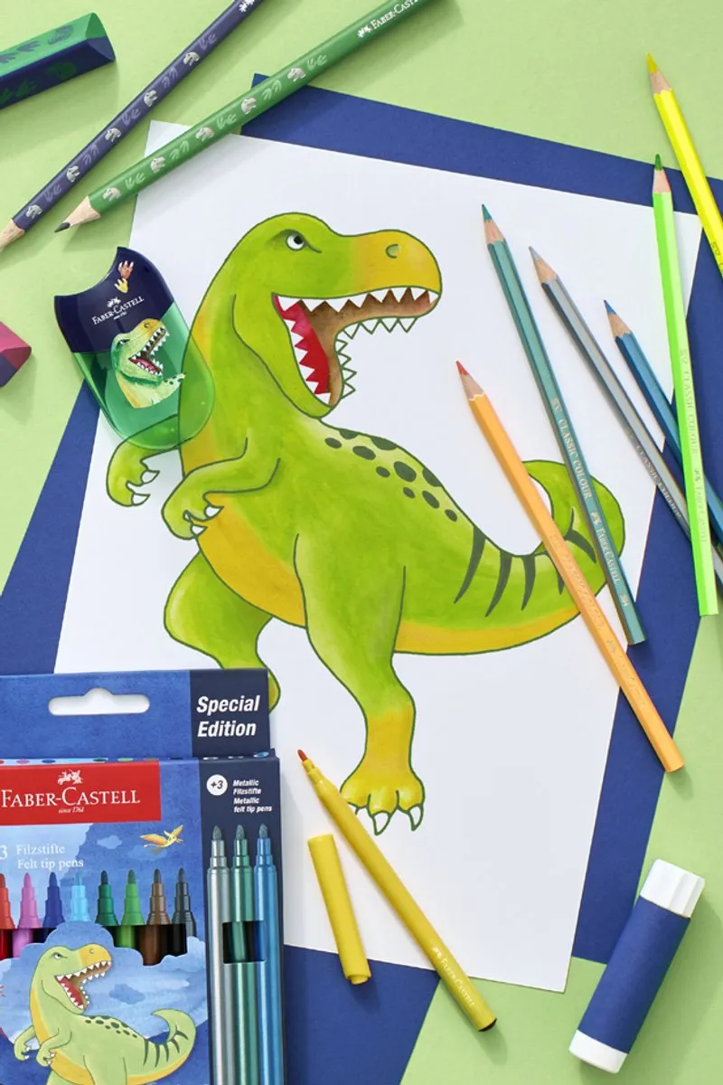 Faber-Castell Dino Viltstiften - 24 Stuks