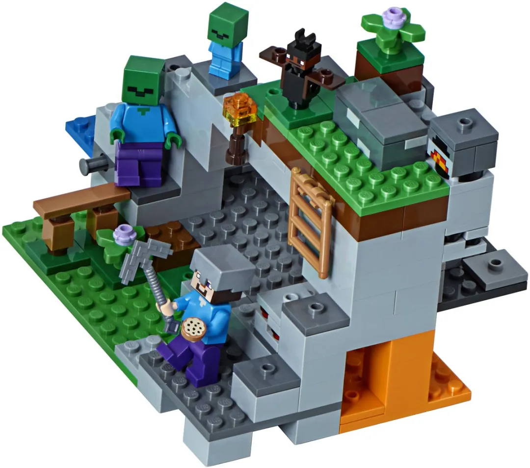 LEGO The Zombie Cave - 241 Stukken - Groen