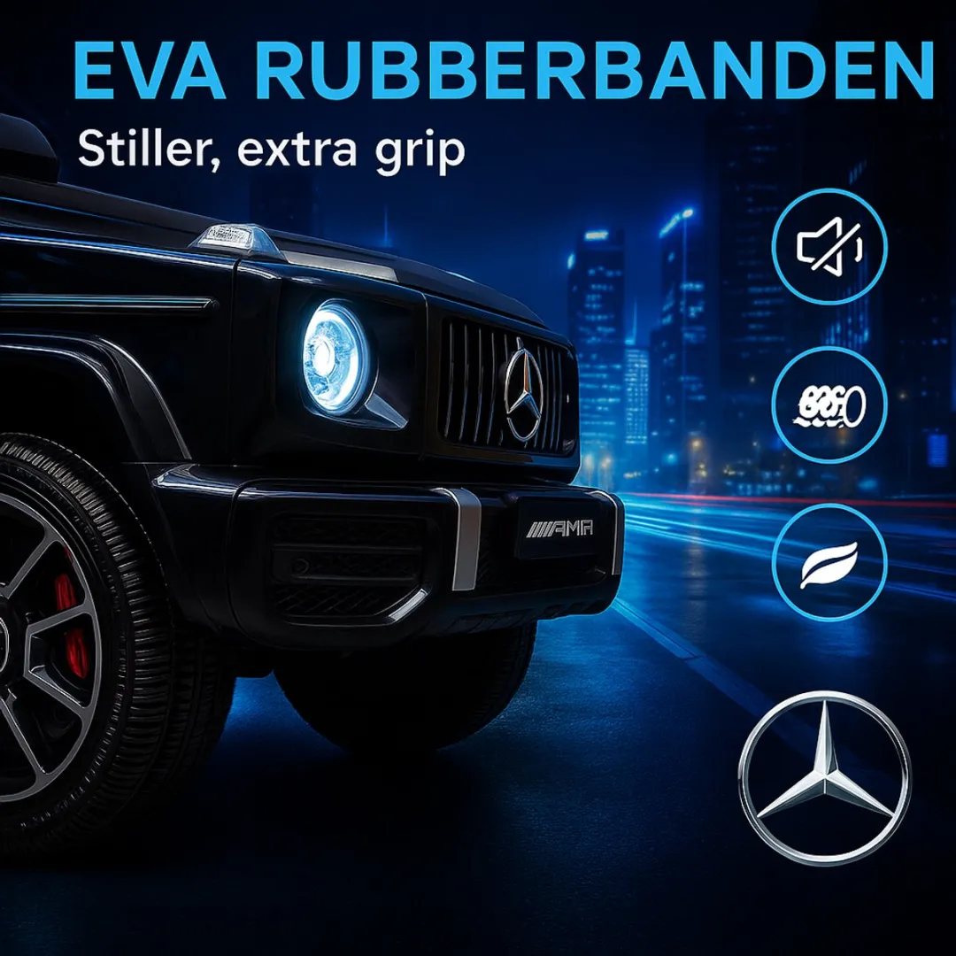 Mercedes-Benz G63 AMG Kinderauto 12V - Bluetooth - Zwart