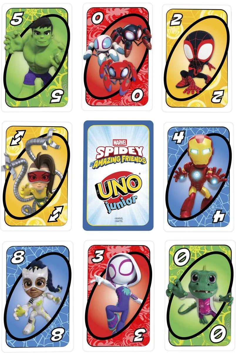 Mattel Games UNO Junior Spidey & Friends - 2-6 Spelers