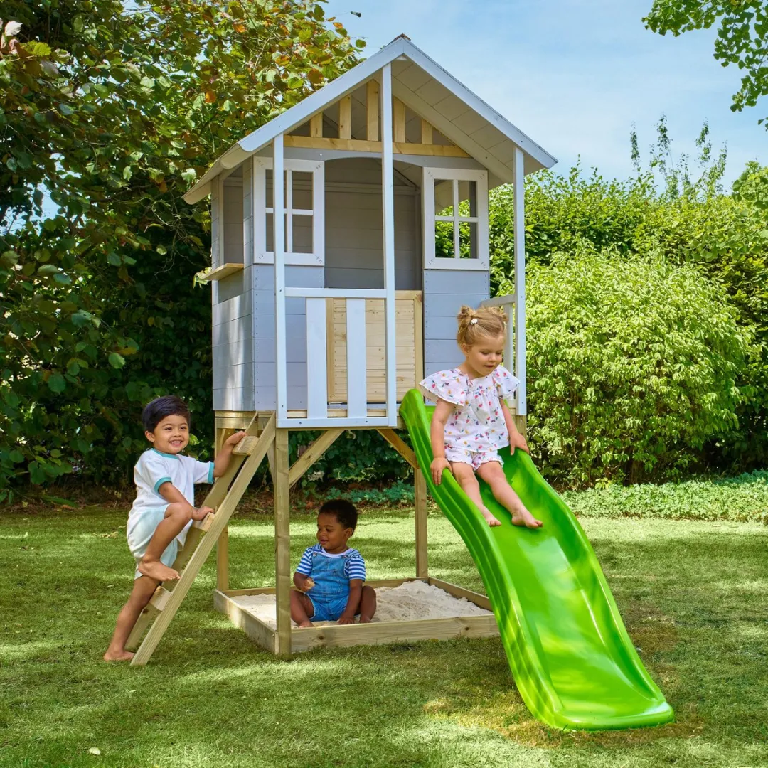 TP Toys Houten Boomhut Perce-Neige met glijbaan