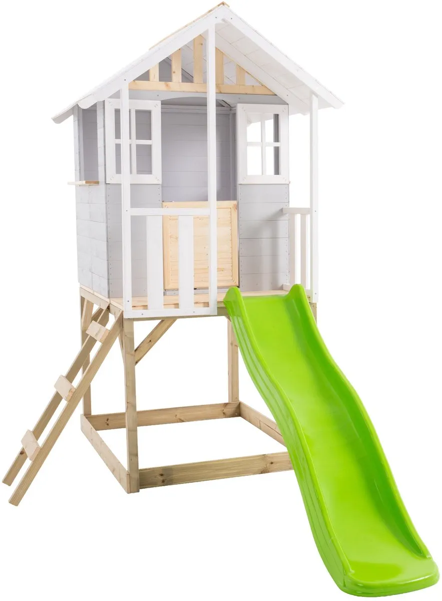 TP Toys Houten Boomhut Perce-Neige met glijbaan