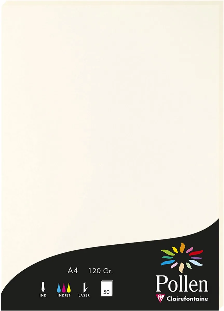 Clairefontaine Papier A4 Bordeaux - 50 Vel