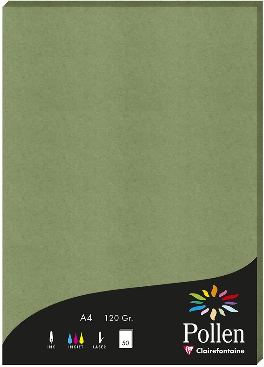 Clairefontaine Papier A4 Bordeaux - 50 Vel