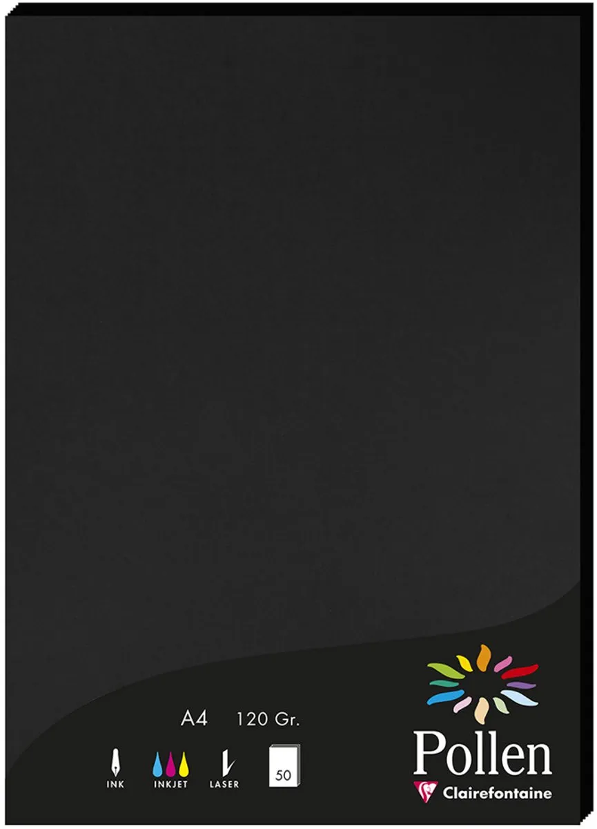 Clairefontaine Papier A4 Bordeaux - 50 Vel
