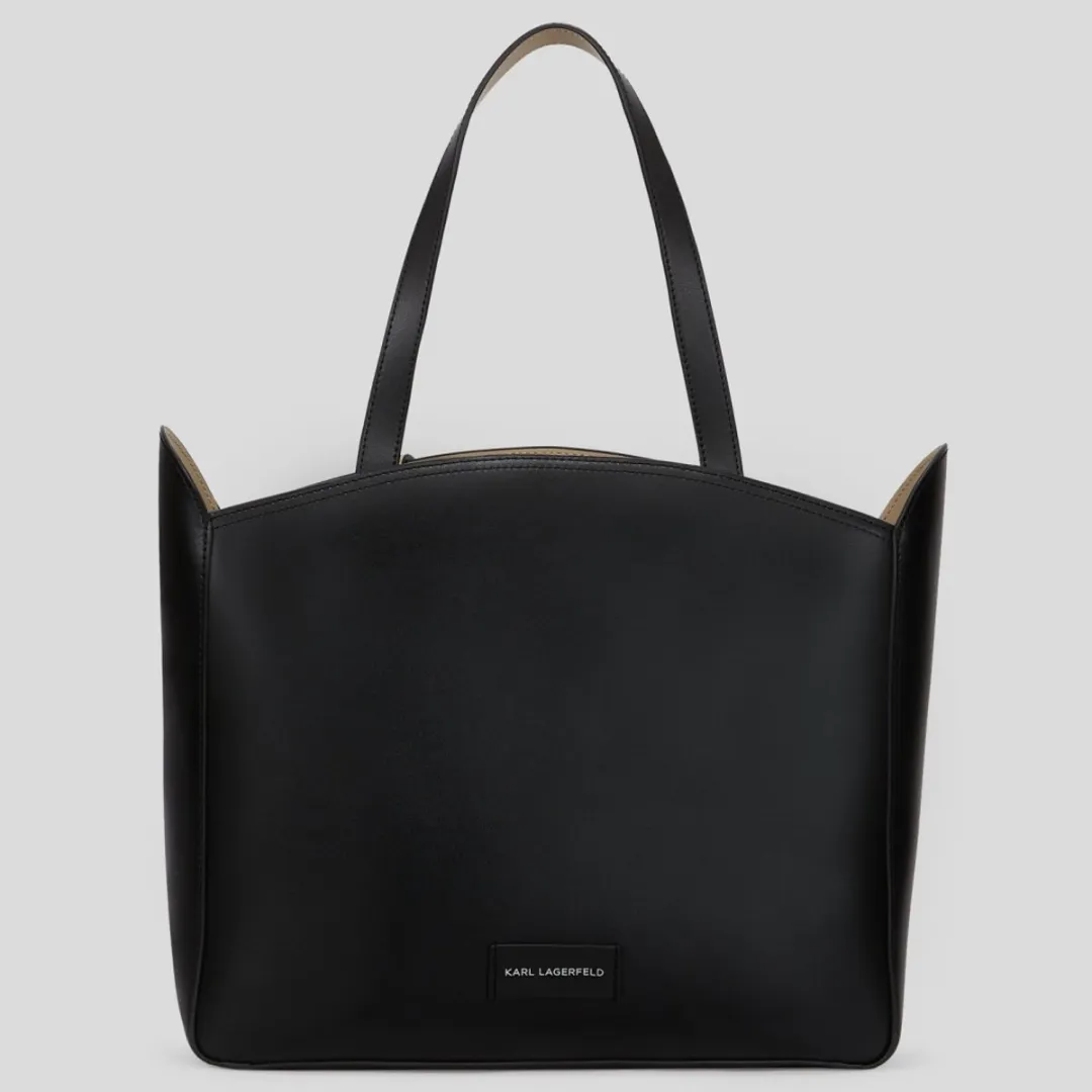 Karl Lagerfeld K Circle Mid Zip Tote - Zwart