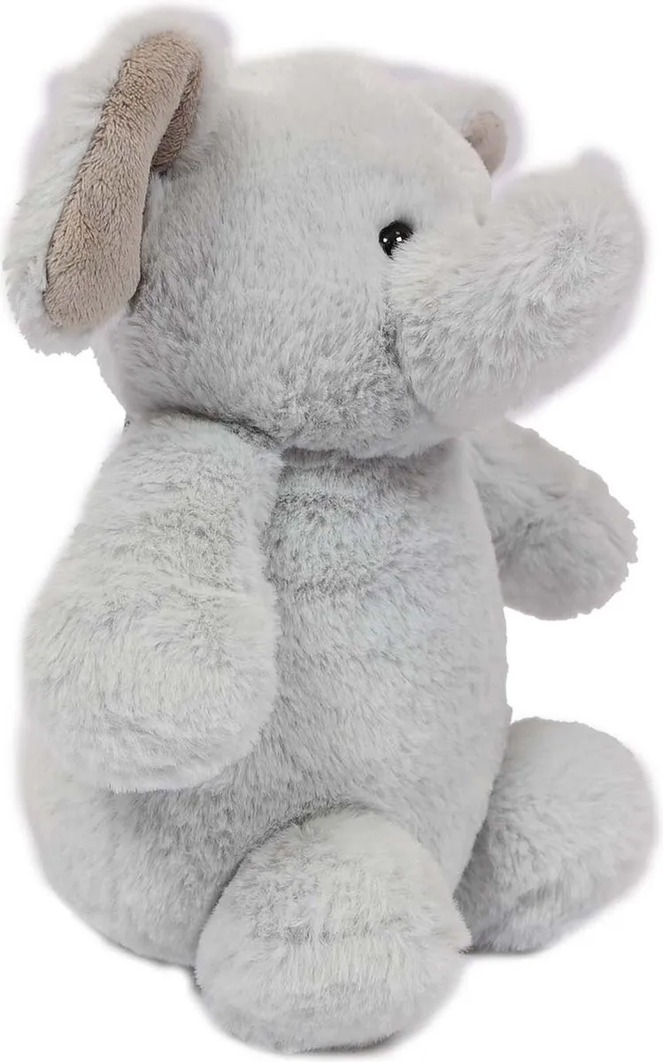PIA Soft Toys Pluche Olifant 23cm - Grijs