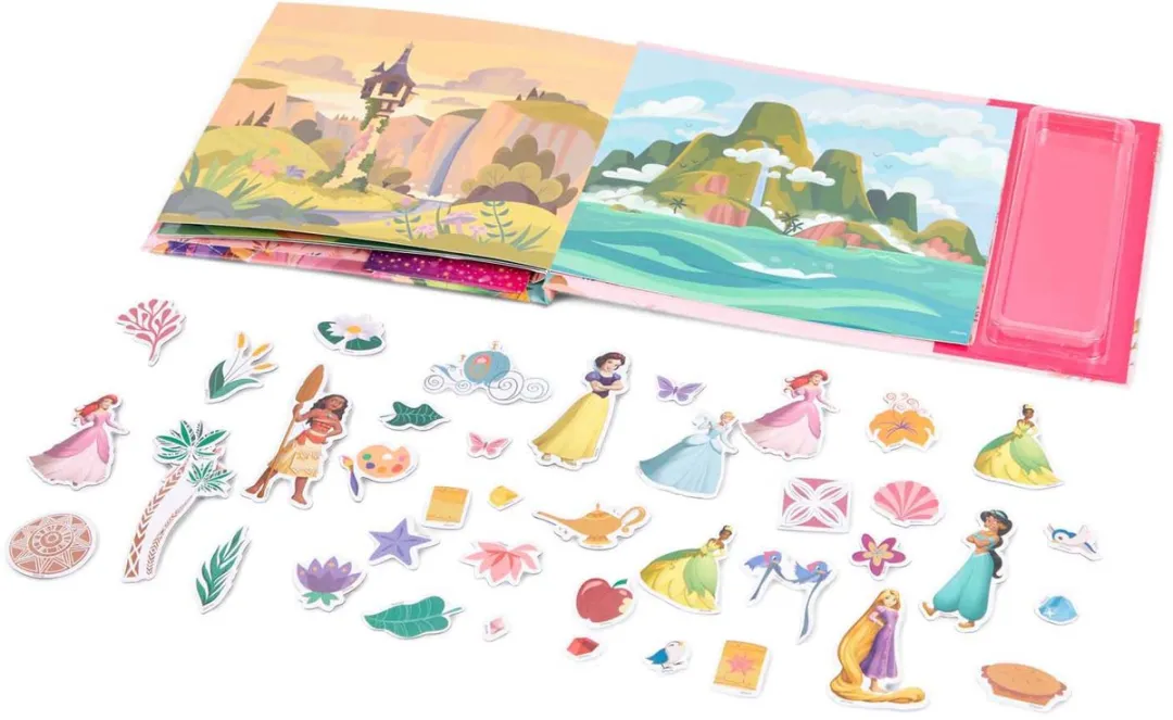 Disney Princess Magnetisch Speelboek - 40 Figuren
