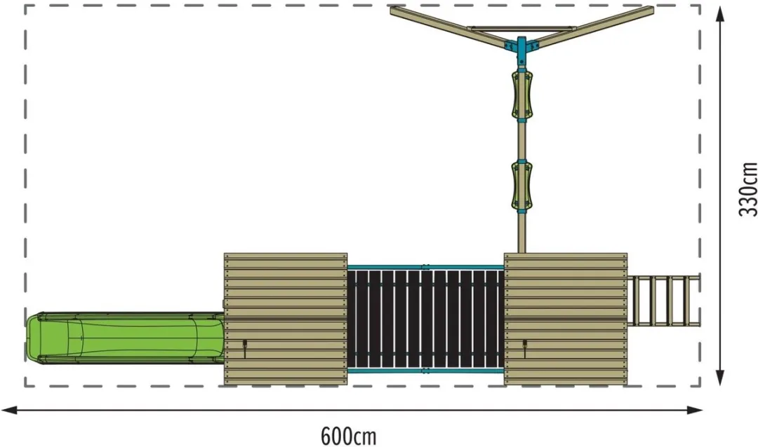Laurier Skywood Speeltuin Dubbele Torens - FSC Hout
