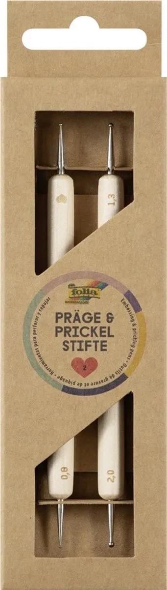 Folia Priktool & Reliëfpen Set - 2-delig