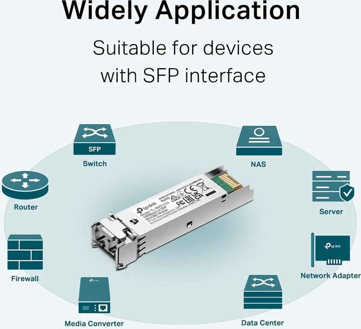 TP-Link TL-SM311LS SFP Module - 1x Gigabit