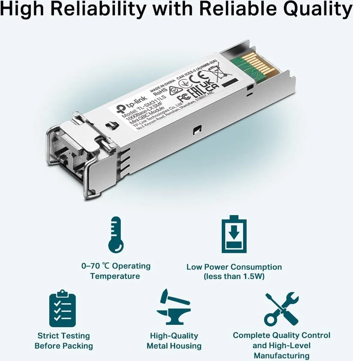 TP-Link TL-SM311LS SFP Module - 1x Gigabit