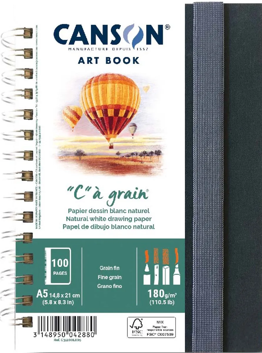 Canson Art Book Hardcover A5 Schetsboek 50 Pagina's