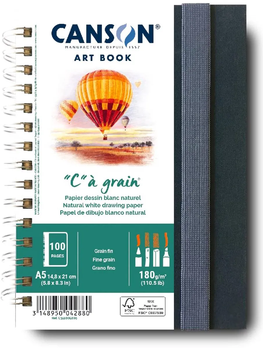 Canson Art Book Hardcover A5 Schetsboek 50 Pagina's