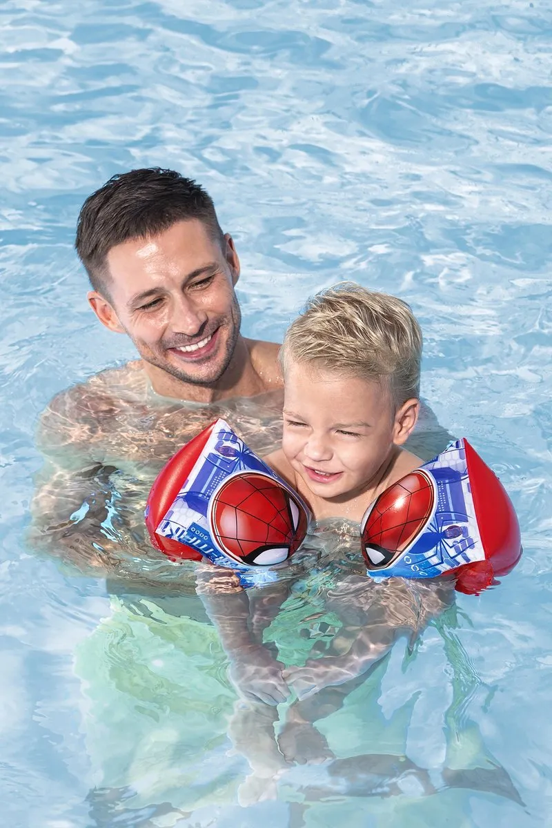 Bestway Spider-Man Opblaasbare Zwemarmbanden L/XL - Marvel - Multicolor