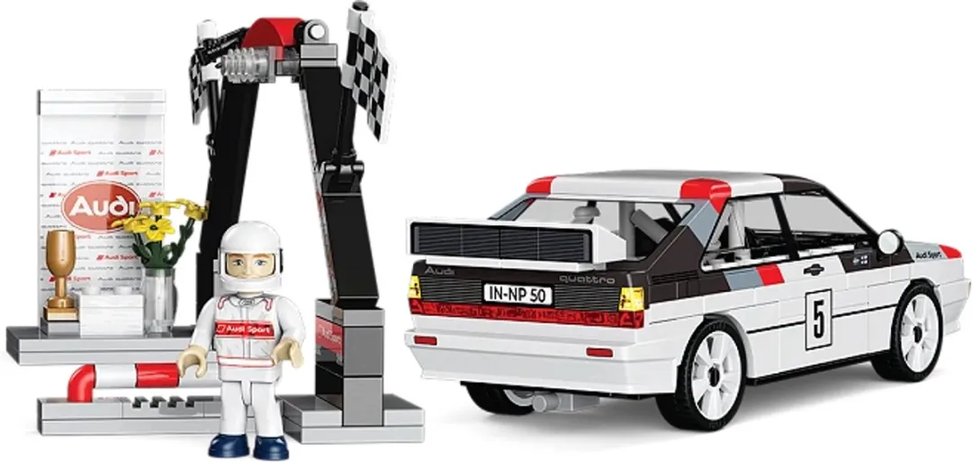 Cobi Audi Quattro Groep 4 1981 - 165 Stukken - Rood/Wit/Zwart